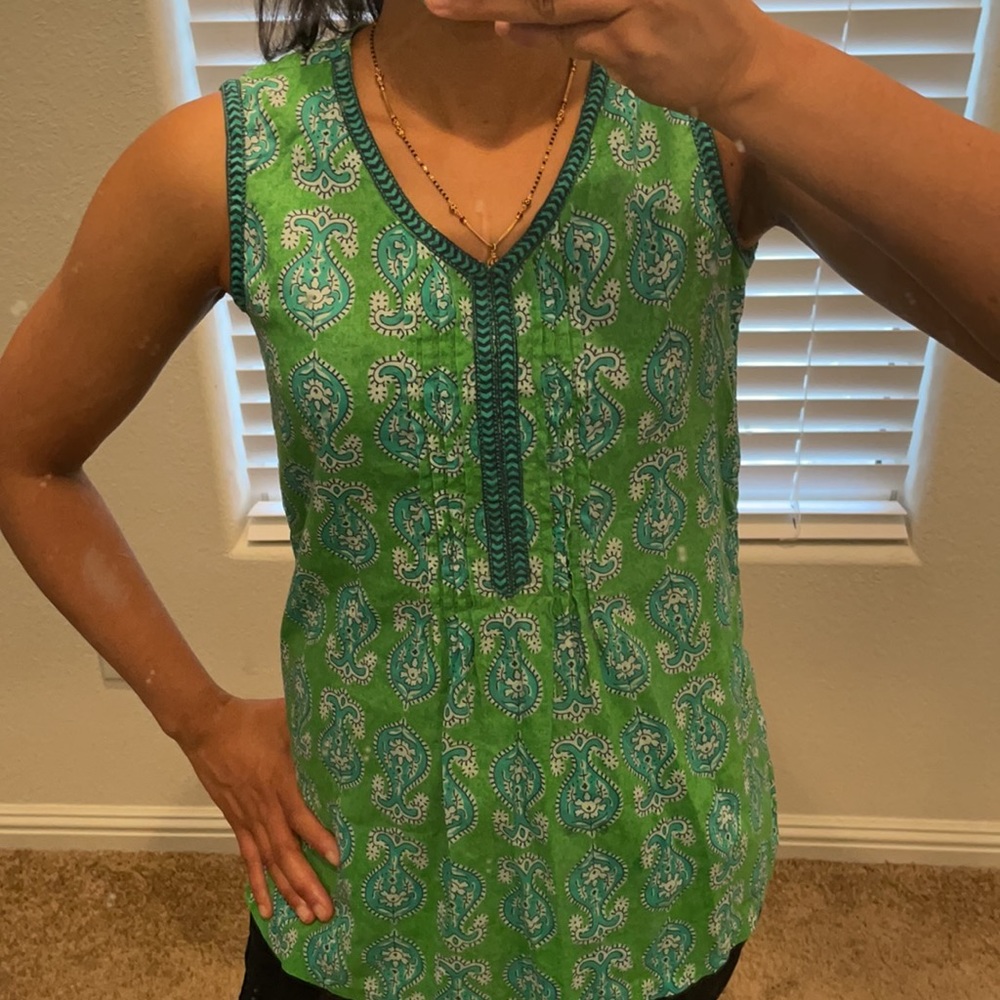 3/$15 bundle Brand new Indian cotton top. EUC.